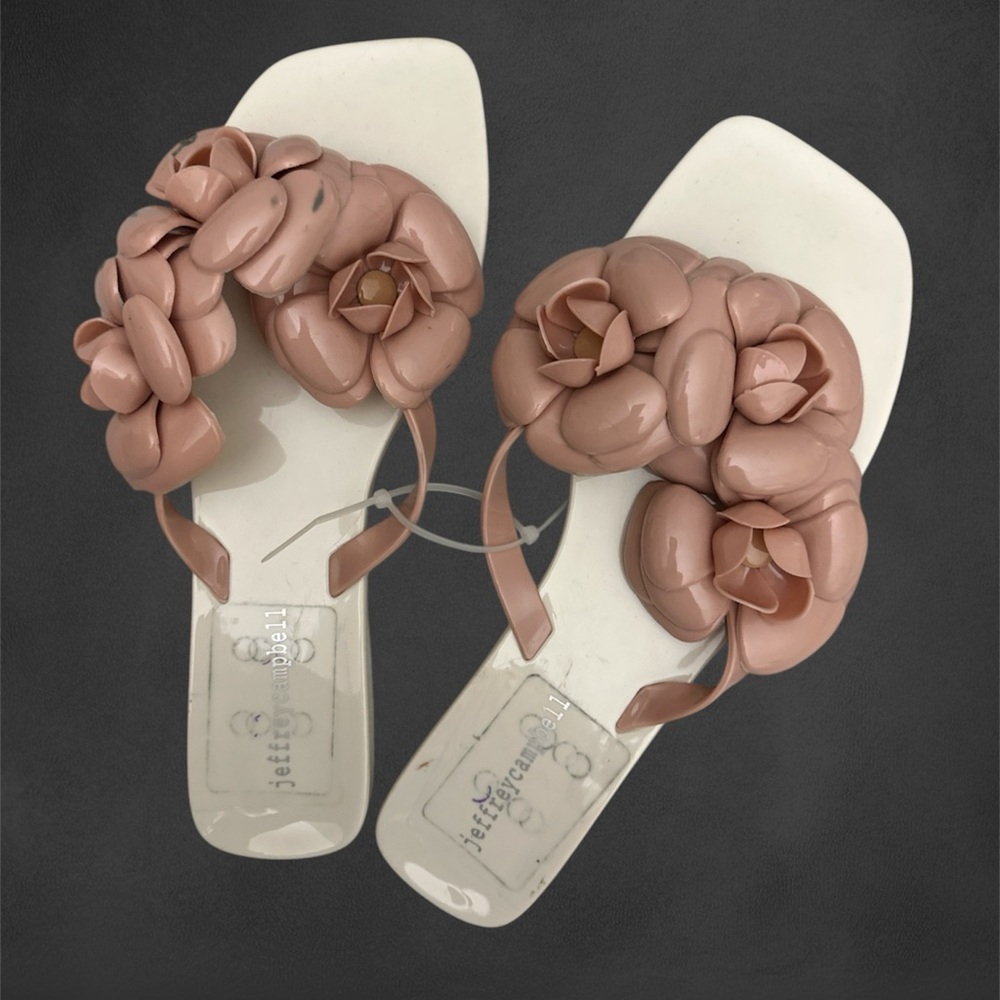 NWOT, Jeffrey Campbell Jelly Floral Sandals